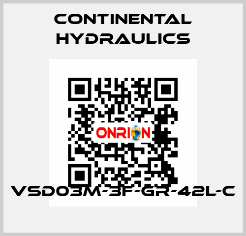 VSD03M-3F-GR-42L-C Continental Hydraulics
