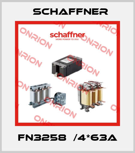 FN3258  /4*63A Schaffner