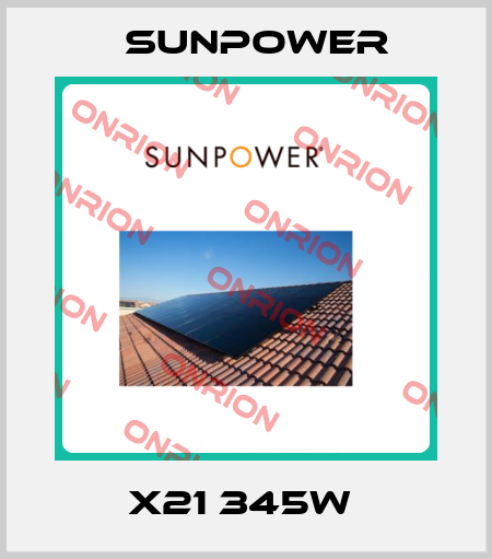 X21 345W  Sunpower