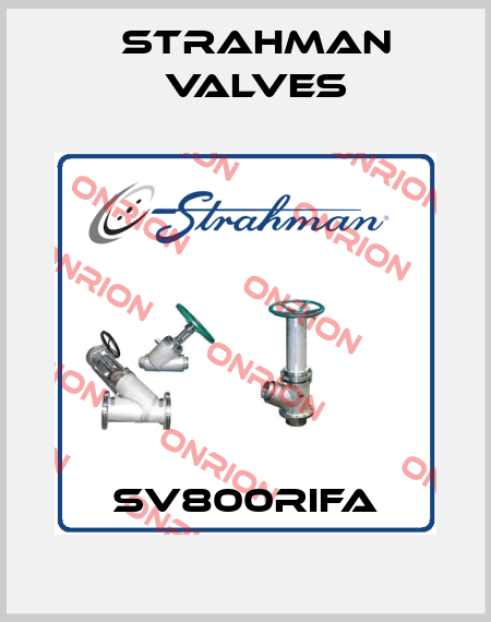 SV800RIFA STRAHMAN VALVES