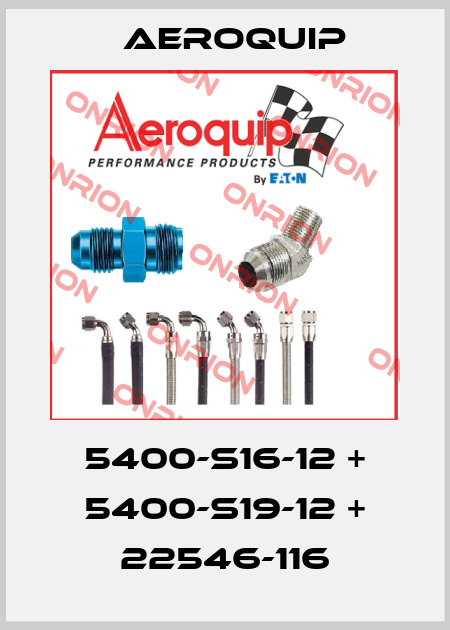 5400-S16-12 + 5400-S19-12 + 22546-116 Aeroquip