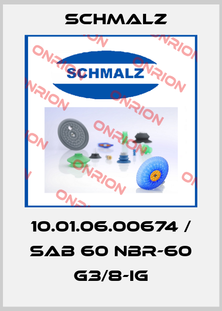 10.01.06.00674 / SAB 60 NBR-60 G3/8-IG Schmalz