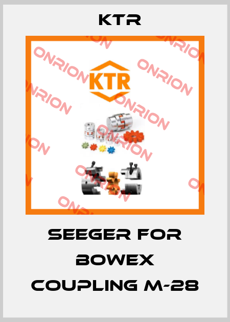 Seeger for BOWEX coupling M-28 KTR