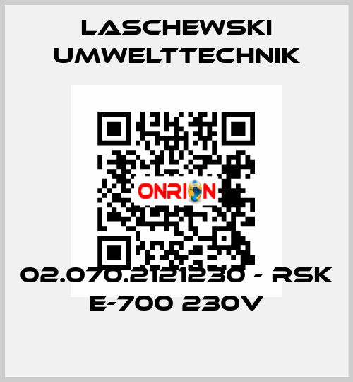 02.070.2121230 - RSK E-700 230V LASCHEWSKI UMWELTTECHNIK