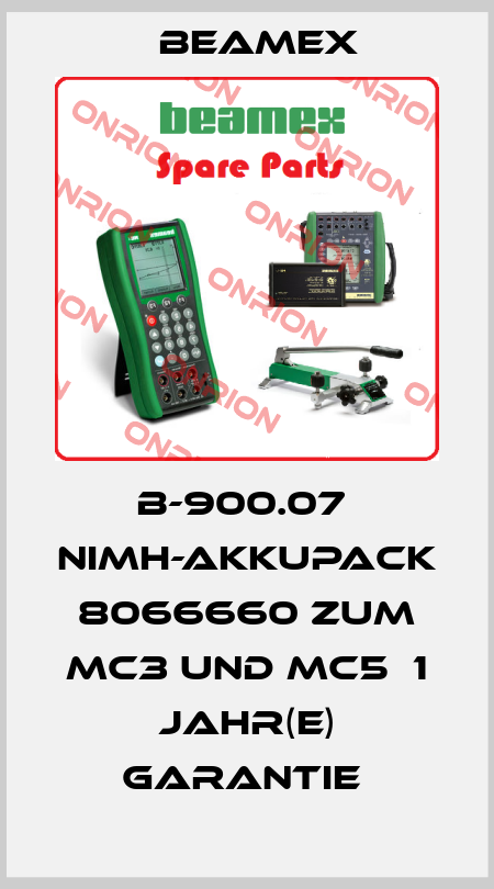 B-900.07  NiMH-Akkupack 8066660 zum MC3 und MC5  1 Jahr(e) Garantie  Beamex