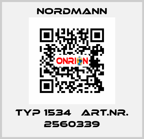 Typ 1534   Art.nr. 2560339 Nordmann