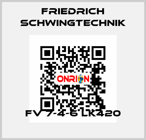 FV 7-4-6 LK420 Friedrich Schwingtechnik