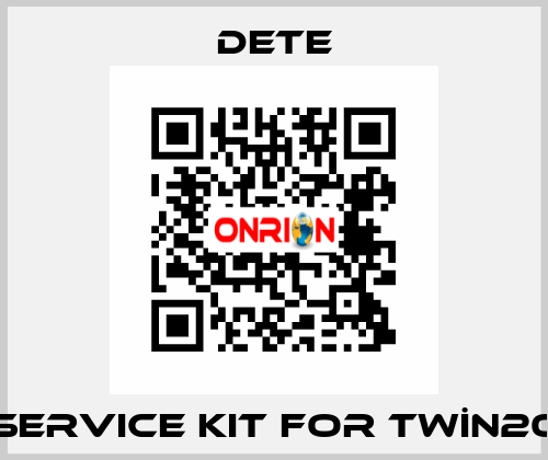 service kit for TWİN20 DETE