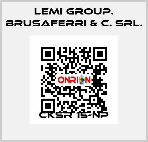CKSR 15-NP Lemi Group. Brusaferri & C. srl.