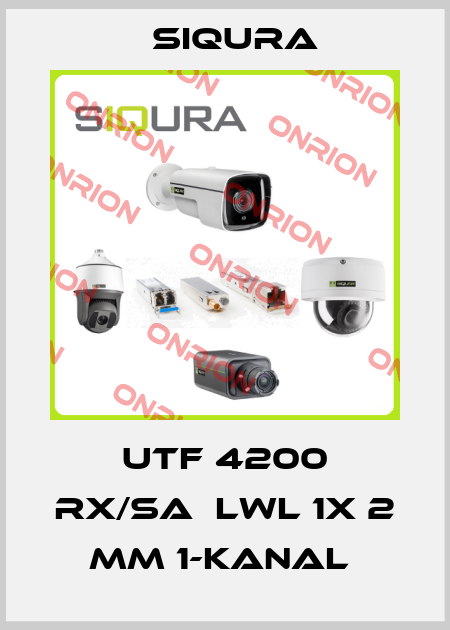 UTF 4200 RX/SA  LWL 1x 2 MM 1-Kanal  Siqura