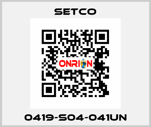 0419-S04-041UN SETCO