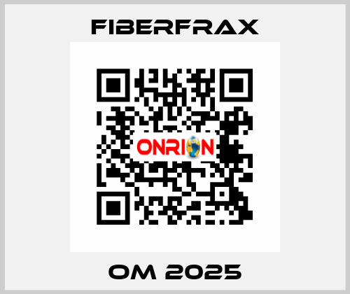 OM 2025 Fiberfrax