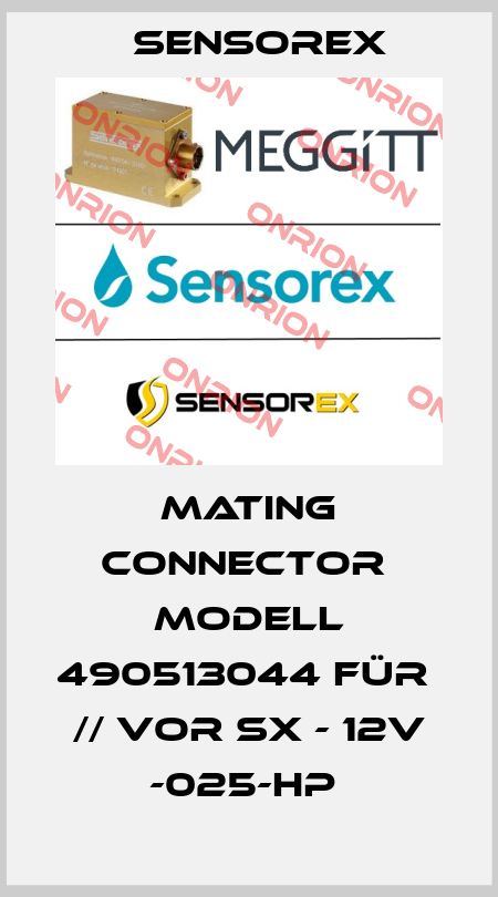 Mating Connector  Modell 490513044 für  // vor SX - 12V -025-HP  Sensorex