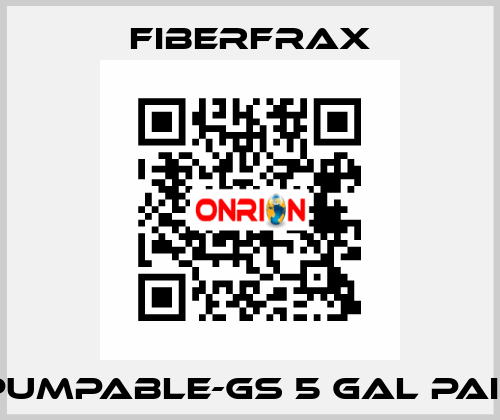 Pumpable-GS 5 GAL Pail Fiberfrax