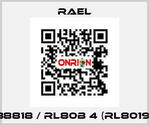 38818 / RL80B 4 (RL8019) RAEL