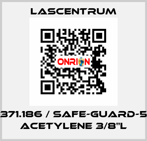 371.186 / Safe-Guard-5 acetylene 3/8"L Lascentrum