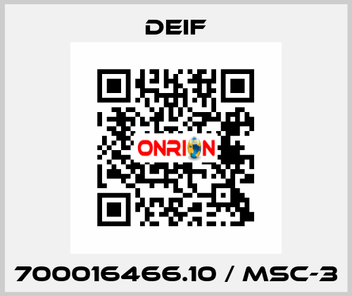 700016466.10 / MSC-3 Deif