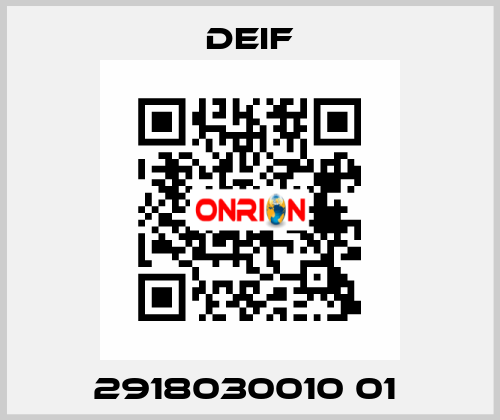 2918030010 01  Deif