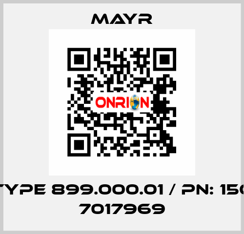 Type 899.000.01 / PN: 150 7017969 Mayr