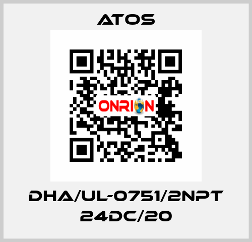 DHA/UL-0751/2NPT 24DC/20 Atos