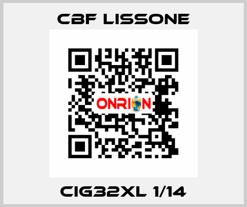CIG32XL 1/14 CBF LISSONE