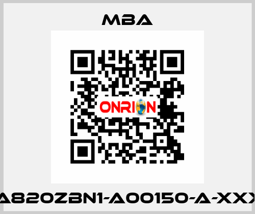 MBA820ZBN1-A00150-A-XXXXX MBA