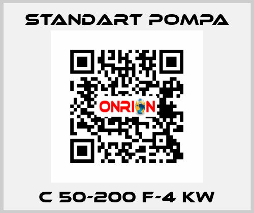 C 50-200 F-4 kW STANDART POMPA