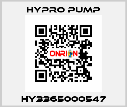 HY3365000547 Hypro Pump
