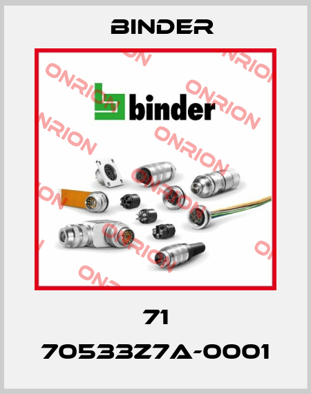 71 70533Z7A-0001 Binder