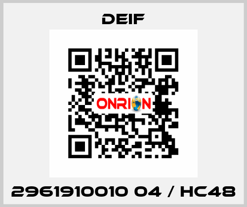 2961910010 04 / HC48 Deif