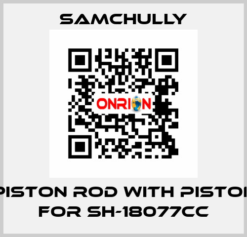 Piston rod with piston for SH-18077CC Samchully