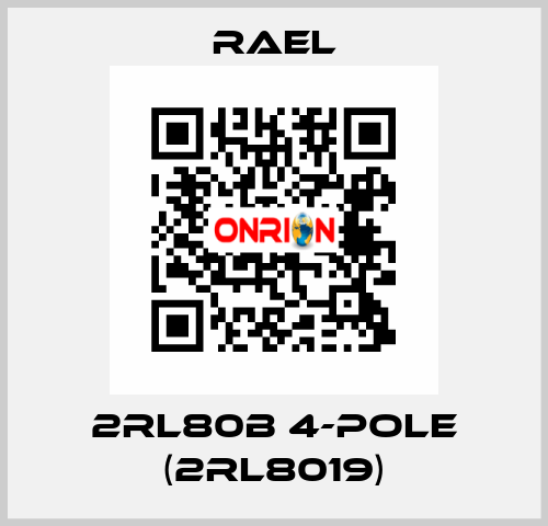 2RL80B 4-Pole (2RL8019) RAEL