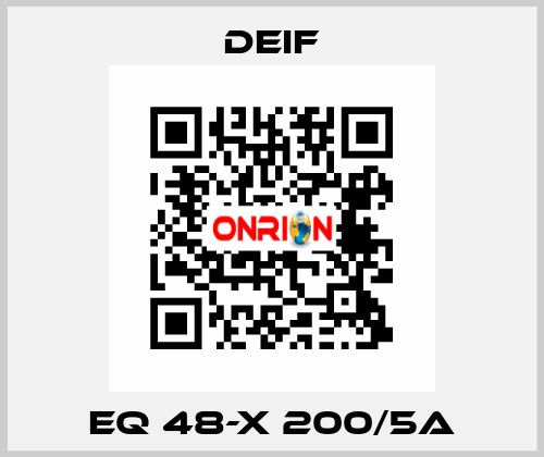EQ 48-X 200/5A Deif