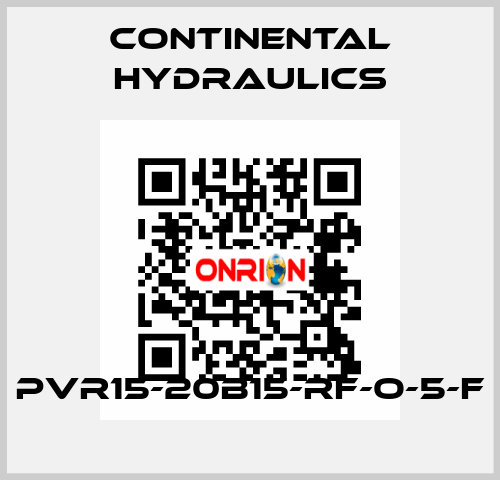 PVR15-20B15-RF-O-5-F Continental Hydraulics