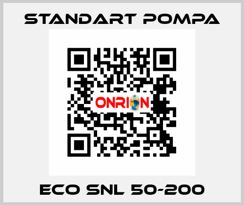 ECO SNL 50-200 STANDART POMPA