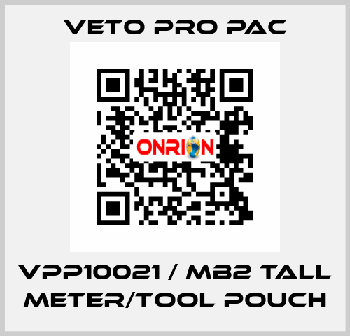 VPP10021 / MB2 Tall Meter/Tool Pouch Veto Pro Pac