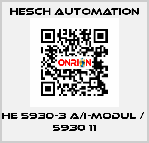 HE 5930-3 A/I-Modul /  5930 11 Hesch Automation