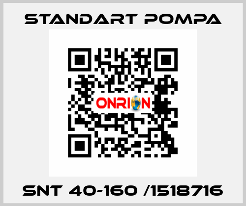 SNT 40-160 /1518716 STANDART POMPA
