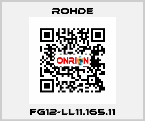 FG12-LL11.165.11 Rohde