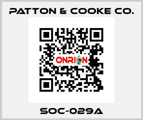 SOC-029A Patton & Cooke Co.
