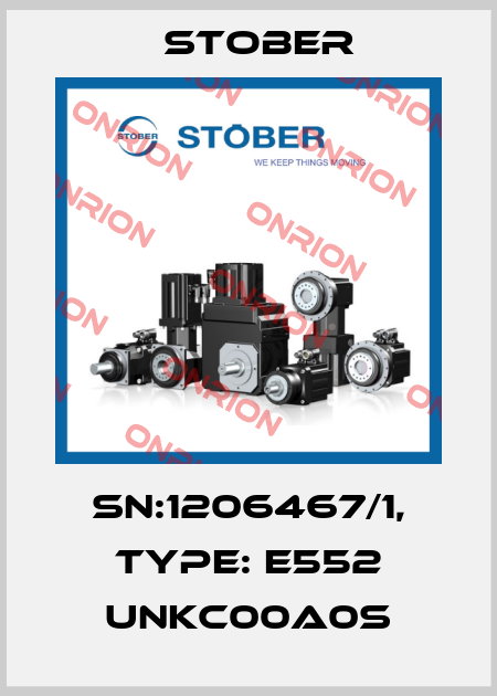 SN:1206467/1, type: E552 UNKC00A0S Stober