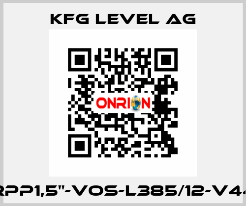 ARPP1,5"-VOS-L385/12-V44A KFG Level AG