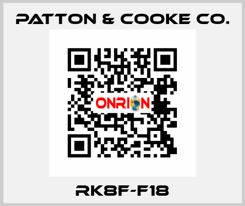 RK8F-F18 Patton & Cooke Co.