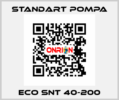 ECO SNT 40-200 STANDART POMPA