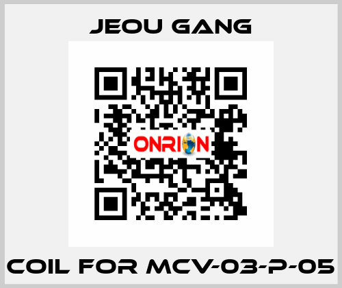coil for MCV-03-P-05 Jeou Gang