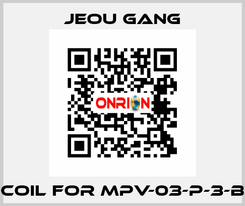 coil for MPV-03-P-3-B Jeou Gang