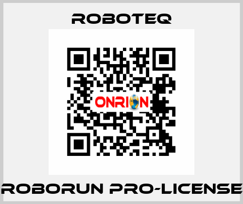 RoboRun Pro-License Roboteq