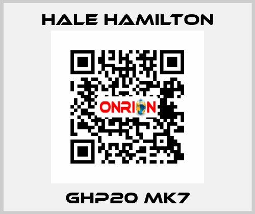 GHP20 MK7 HALE HAMILTON