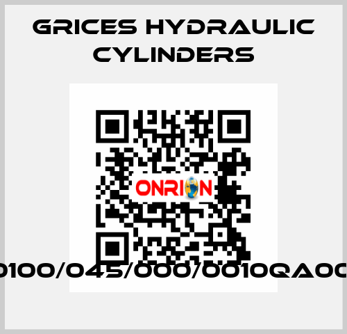 CH0100/045/000/0010QA00AS Grices Hydraulic Cylinders