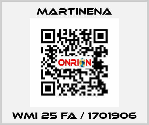 WMI 25 FA / 1701906 Martinena
